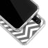 Silver Chevron Galaxy A30 Clear Case