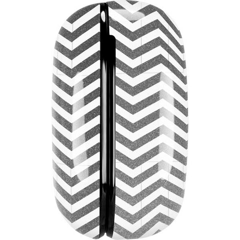Silver Chevron Galaxy Buds Live Skin