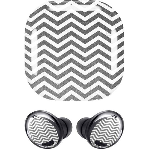 Silver Chevron Galaxy Buds Pro Skin