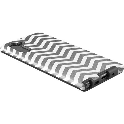 Silver Chevron Galaxy Note 10 Pro Case