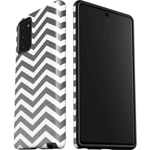 Silver Chevron Galaxy Note20 5G Pro Case