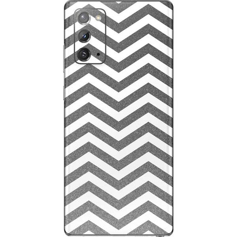 Silver Chevron Galaxy Note20 5G Skin
