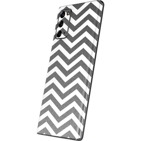 Silver Chevron Galaxy Note20 5G Skin