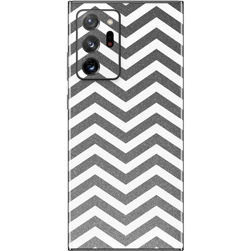 Silver Chevron Galaxy Note20 Ultra 5G Skin