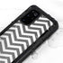 Silver Chevron Galaxy S20 Plus Waterproof Case