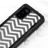 Silver Chevron Galaxy S20 Waterproof Case