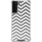 Silver Chevron Galaxy S21 FE Clear Case