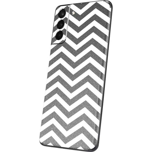 Silver Chevron Galaxy S21 Plus 5G Skin