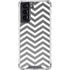 Silver Chevron Galaxy S22 Clear Case