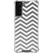 Silver Chevron Galaxy S22 Plus Clear Case