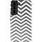 Silver Chevron Galaxy S22 Pro Case
