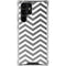 Silver Chevron Galaxy S22 Ultra Clear Case