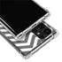 Silver Chevron Galaxy S22 Ultra Clear Case