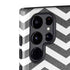 Silver Chevron Galaxy S22 Ultra Pro Case