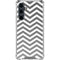 Silver Chevron Galaxy S23 FE Clear Case