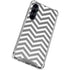Silver Chevron Galaxy S23 FE Clear Case