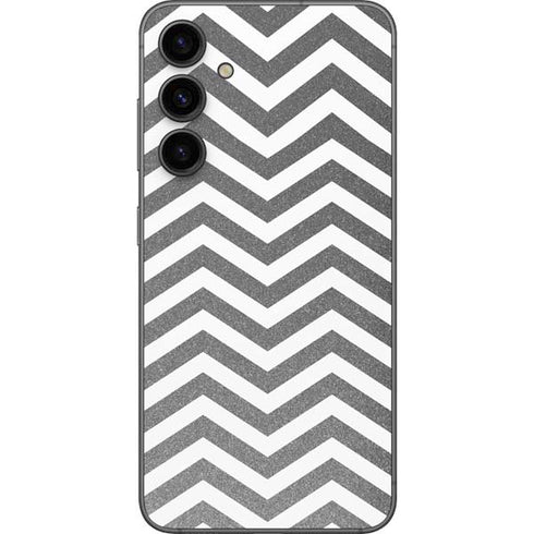 Silver Chevron Galaxy S23 FE Skin