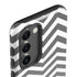 Silver Chevron Galaxy S23 Plus Pro Case