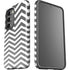 Silver Chevron Galaxy S23 Plus Pro Case