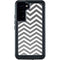 Silver Chevron Galaxy S23 Plus Waterproof Case