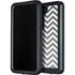 Silver Chevron Galaxy S23 Plus Waterproof Case