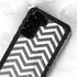 Silver Chevron Galaxy S23 Plus Waterproof Case