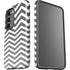 Silver Chevron Galaxy S23 Pro Case