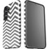 Silver Chevron Galaxy S24 Impact Case