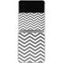 Silver Chevron Galaxy Z Flip4 5G Skin