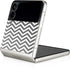 Silver Chevron Galaxy Z Flip4 5G Skin