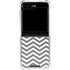 Silver Chevron Galaxy Z Flip5 5G Clear Case