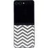 Silver Chevron Galaxy Z Flip5 5G Skin