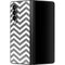 Silver Chevron Galaxy Z Fold3 5G Skin