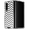 Silver Chevron Galaxy Z Fold4 5G Clear Case
