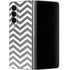 Silver Chevron Galaxy Z Fold4 5G Skin