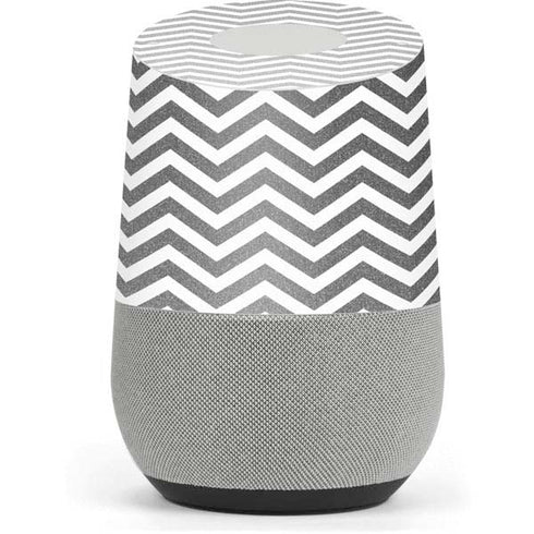 Silver Chevron Google Home Skin