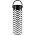 Silver Chevron Hydro Flask 20oz Wide Mouth Skin