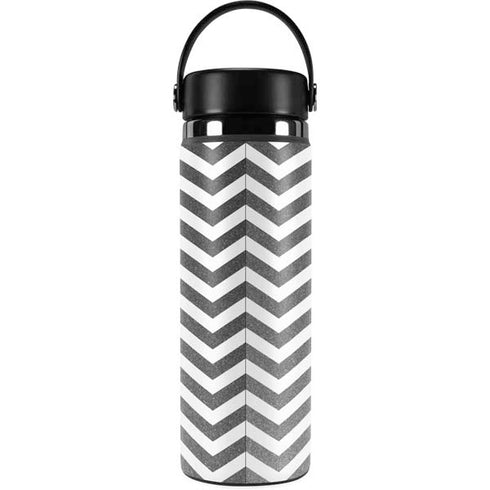 Silver Chevron Hydro Flask 20oz Wide Mouth Skin