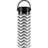 Silver Chevron Hydro Flask 20oz Wide Mouth Skin