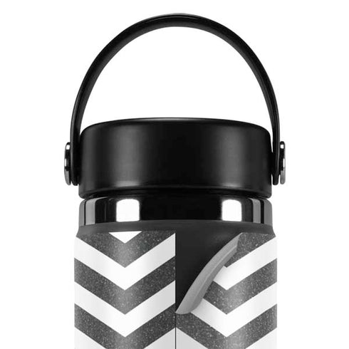 Silver Chevron Hydro Flask 20oz Wide Mouth Skin