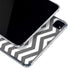 Silver Chevron iPad Pro 12.9in (2020) Clear Case