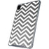 Silver Chevron iPad Pro 12.9in (2020) Clear Case