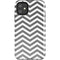 Silver Chevron iPhone 11 Impact Case