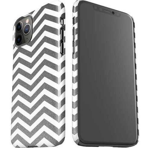 Silver Chevron iPhone 11 Pro Lite Case