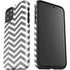 Silver Chevron iPhone 11 Pro Max Impact Case