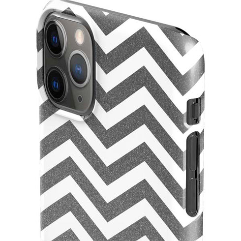 Silver Chevron iPhone 11 Pro Max Lite Case