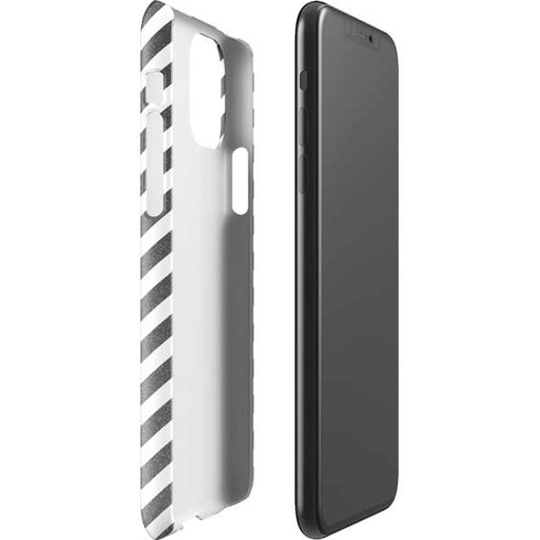 Silver Chevron iPhone 11 Pro Max Lite Case