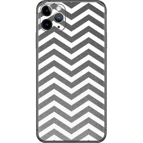 Silver Chevron iPhone 11 Pro Max Skin