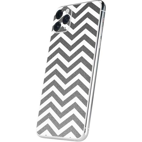 Silver Chevron iPhone 11 Pro Max Skin
