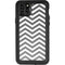 Silver Chevron iPhone 11 Pro Max Waterproof Case